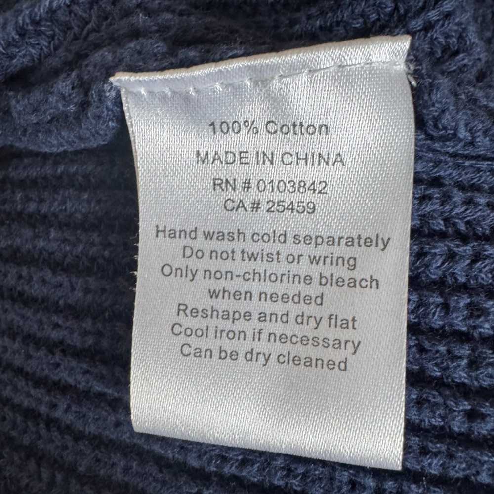 Evereve Jodie Navy Blue Knitted Tank | Small - Picture 7 of 7